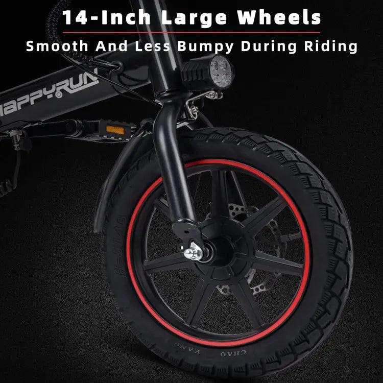 Vélo électrique HAPPYRUN HR-X40 350W 36V / 6AH avec pneus 14 pouces. - lesbeauxprix