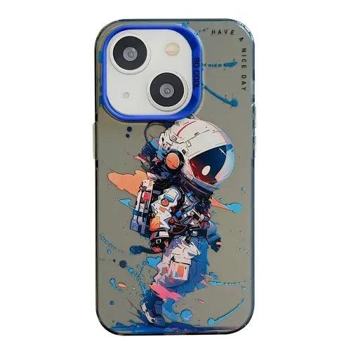 Coque Pour iPhone 15 à 12, Série de peinture à l'huile à motif animal. lesbeauxprix