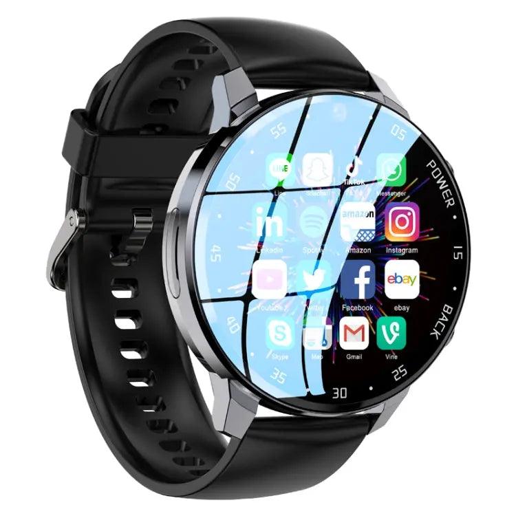 Montre intelligente A3 1,43 pouces IP67, 4G prenant en charge la reconnaissance faciale / GPS, 2G + 16 G (Noir)