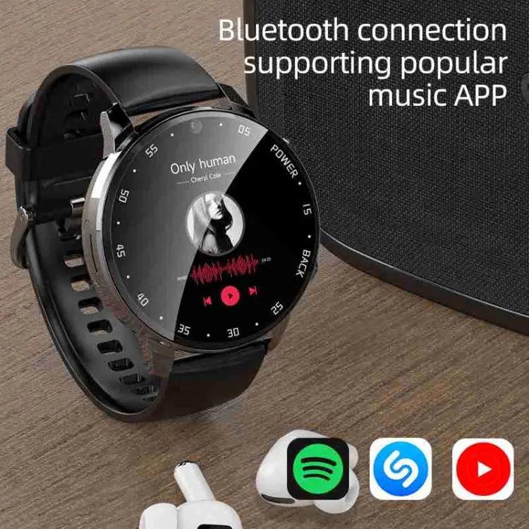 Montre intelligente A3 1,43 pouces IP67, 4G prenant en charge la reconnaissance faciale / GPS, 4G + 128G (Noir)