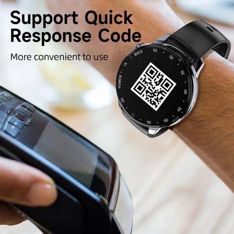 Montre intelligente A3 1,43 pouces IP67, 4G prenant en charge la reconnaissance faciale / GPS, 4G + 64G (noir)