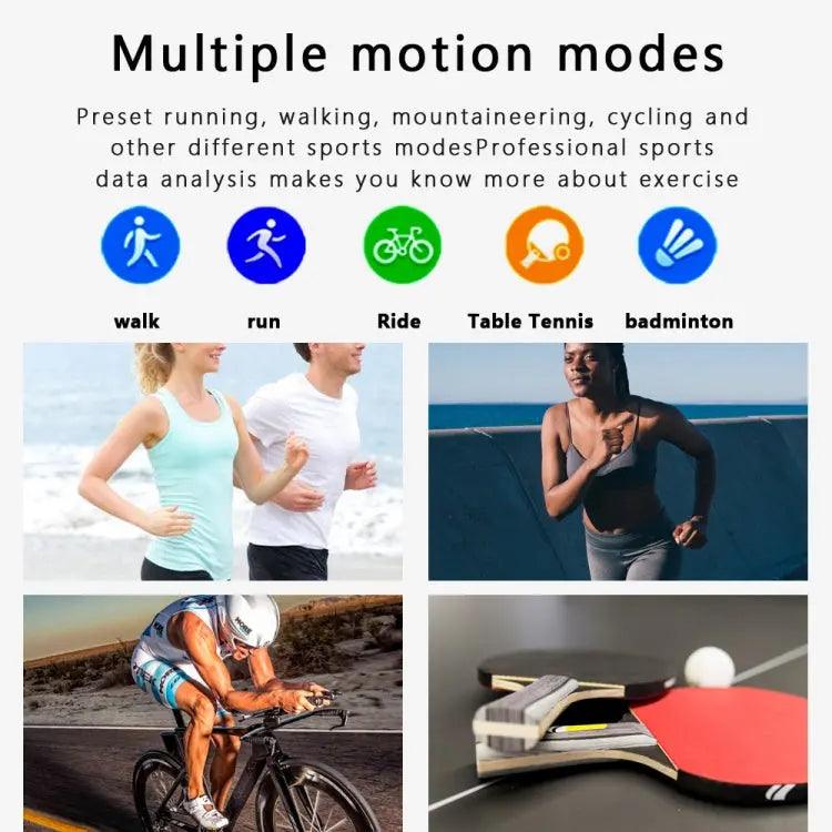 Montre Connectée 2 en 1 F6 avec Écouteurs Bluetooth Intégrés