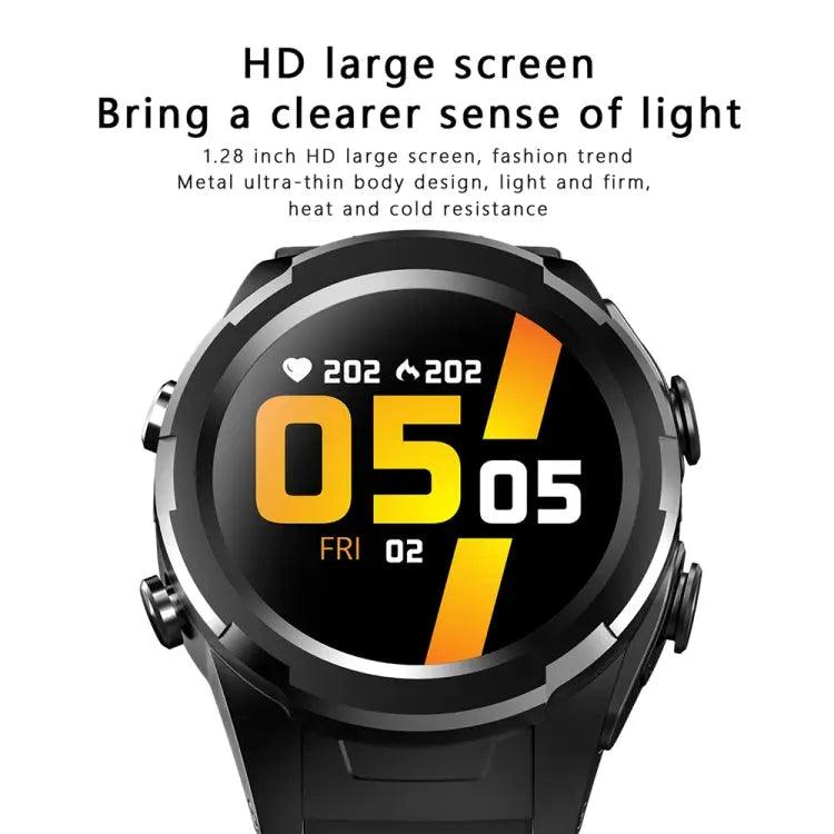 Montre Connectée 2 en 1 F6 avec Écouteurs Bluetooth Intégrés