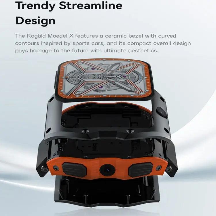 Montre Connectée Multifonctionnelle avec Appels Bluetooth et GPS - Écran 1,99 Pouces (Noir)