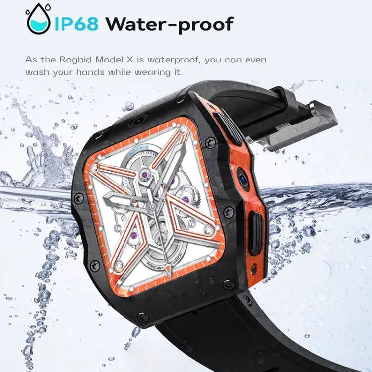 Montre Connectée Multifonctionnelle avec Appels Bluetooth et GPS - Écran 1,99 Pouces (Noir)