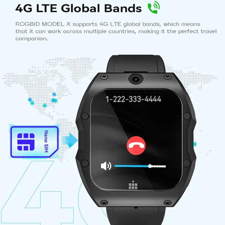 Montre Connectée Multifonctionnelle avec Appels Bluetooth et GPS - Écran 1,99 Pouces (Noir)