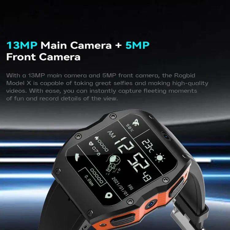 Montre Connectée Multifonctionnelle avec Appels Bluetooth et GPS - Écran 1,99 Pouces (Noir)