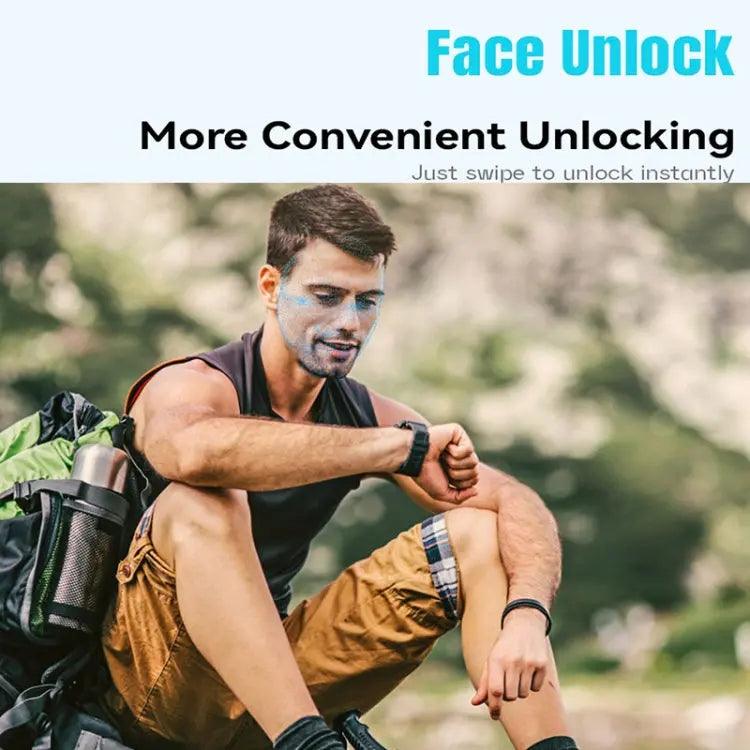 Montre Connectée Multifonctionnelle avec Appels Bluetooth et GPS - Écran 1,99 Pouces (Noir)