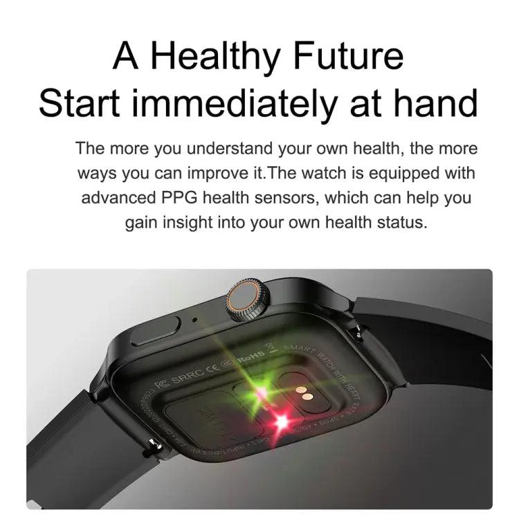 Montre connecté HAMTOD GT33 1,96 pouces 4G Smart Call Watch prend en charge l'alarme SOS (argent)