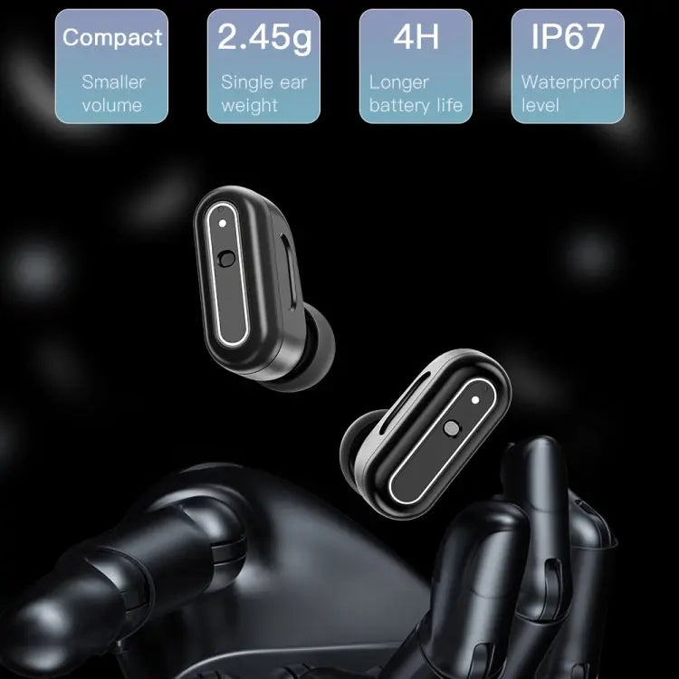 Montre connectée X9 avec écouteurs Bluetooth intégré
