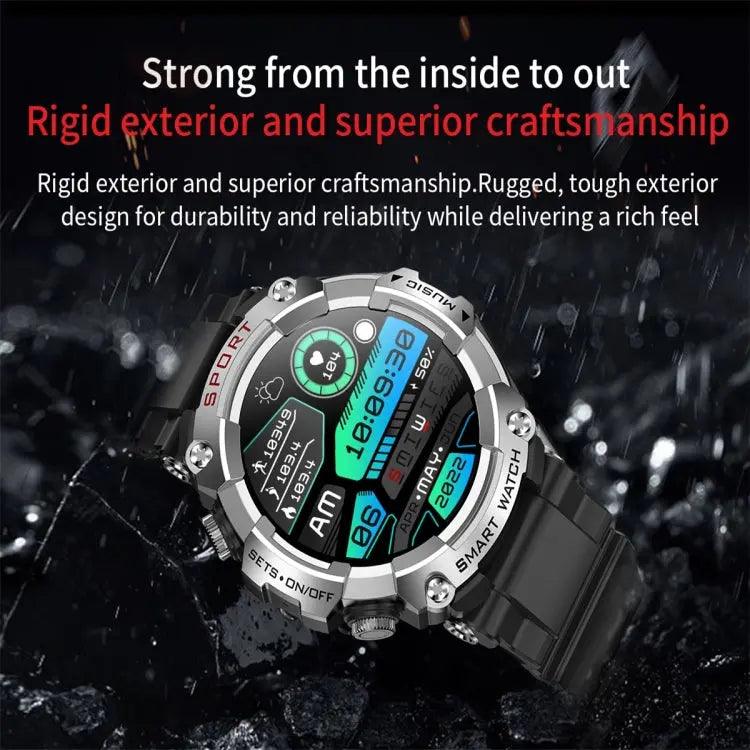 Montre connectée avec écouteurs Bluetooth: T96 1,52 Pouces Écran AMOLED (Noir) - lesbeauxprix