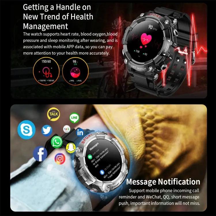 Montre connectée avec écouteurs Bluetooth: T96 1,52 Pouces Écran AMOLED (Noir) - lesbeauxprix
