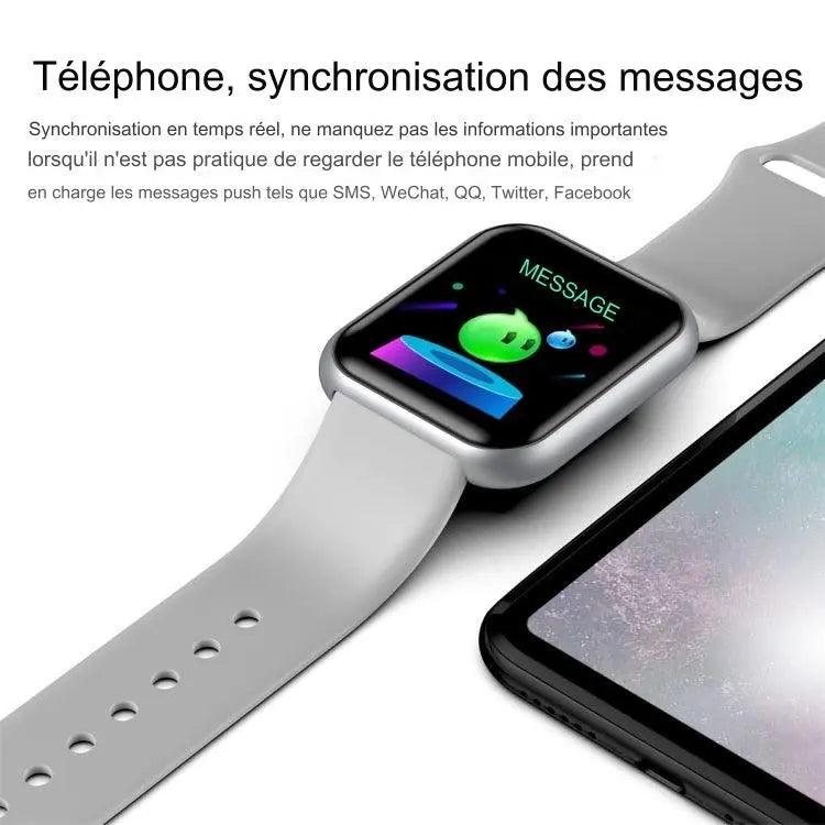Montre intelligente à écran couleur IPS D20 1,3 pouces IP67 étanche lesbeauxprix