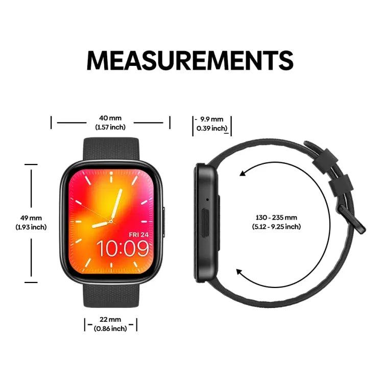 Montre intelligente de fitness étanche IP68 Zeblaze GTS 3 Plus 2,15 pouces (noir)
