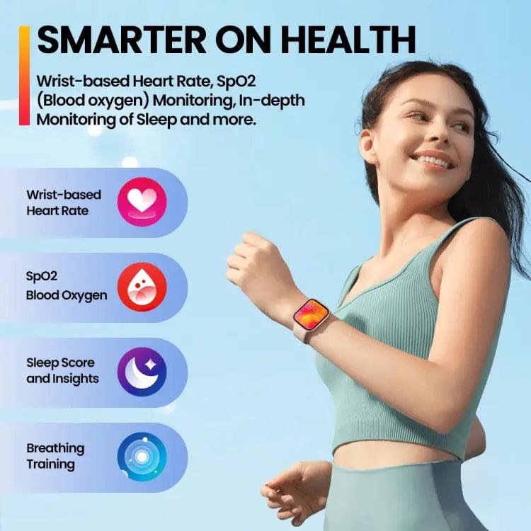 Montre intelligente de fitness étanche IP68 Zeblaze GTS 3 Plus 2,15 pouces (noir)