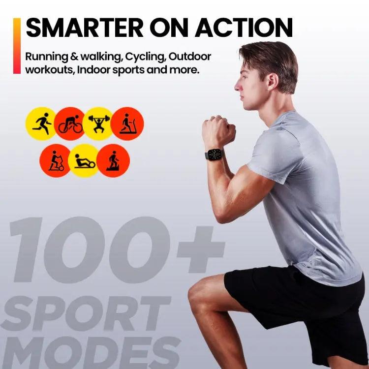 Montre intelligente de fitness étanche IP68 Zeblaze GTS 3 Plus 2,15 pouces (noir)