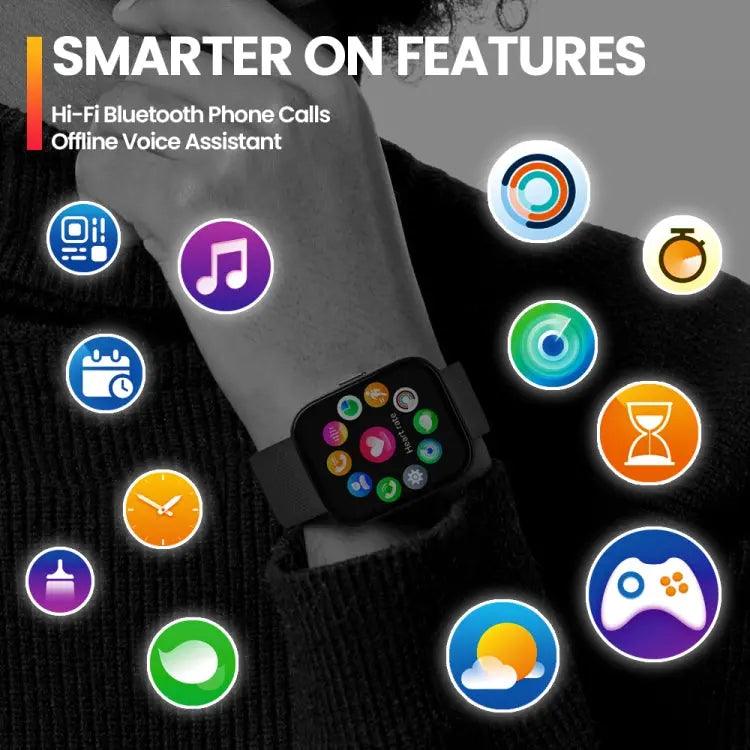 Montre intelligente de fitness étanche IP68 Zeblaze GTS 3 Plus 2,15 pouces (noir)