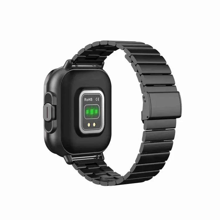 Montre intelligente avec écouteur D8 intégré 2 en 1 Bluetooth, prise en charge de la surveillance de la santé/NFC (noir)