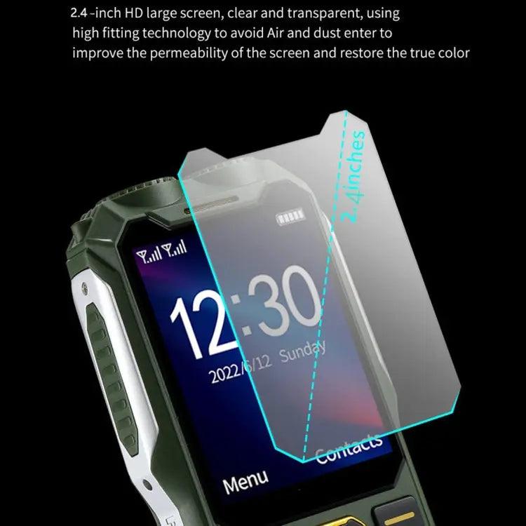 Téléphone incassable pour aîné mafam 4g, Étanche étanche à l'épreuve des chocs, batterie de 16800mAh - lesbeauxprix
