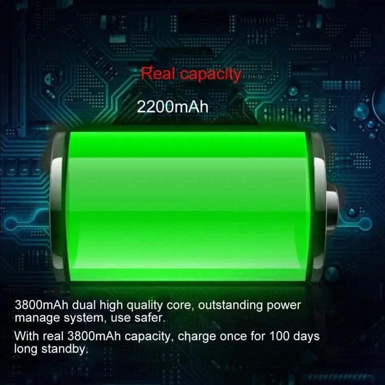 Téléphone pour aîné L9, Antichoc étanche à la poussière, batterie 3800mAh, (noir) - lesbeauxprix