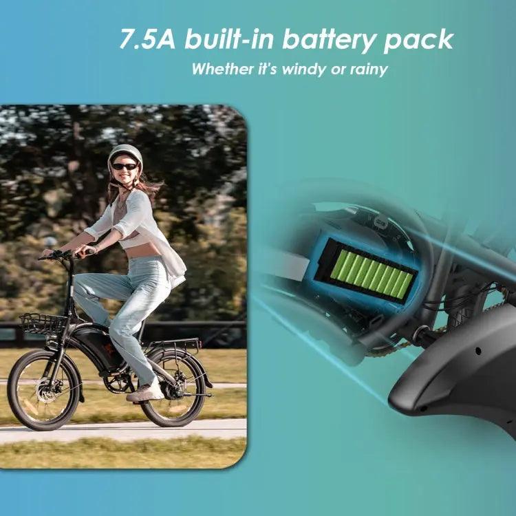 Vélo électrique Kukirin V1 Pro 350W avec pneus 20 pouces. - lesbeauxprix
