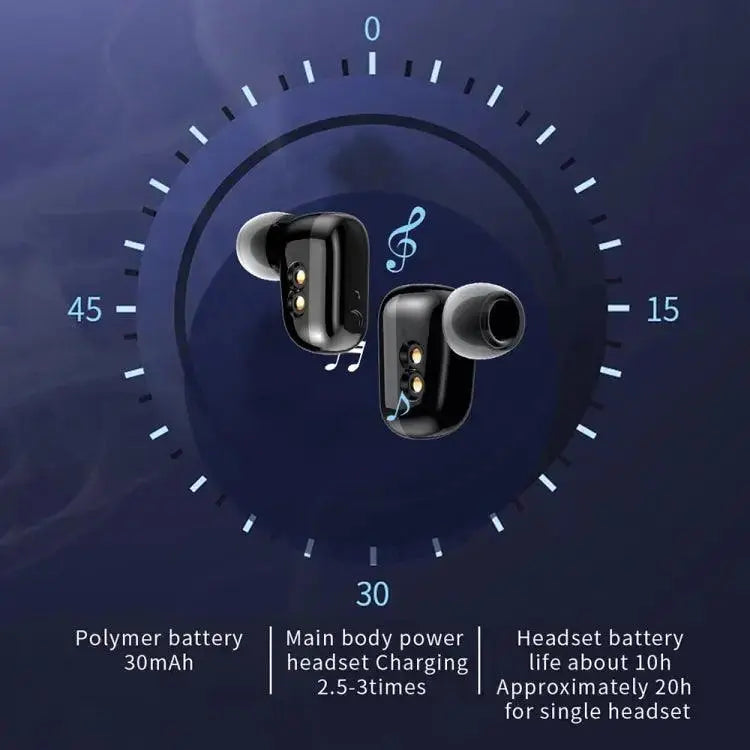 X8 1,69 pouces IPS Smart Watch Smart Watchuds TWS, support Bluetooth Appel (Noir)