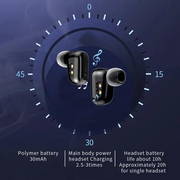 X8 1,69 pouces IPS Smart Watch Smart Watchuds TWS, support Bluetooth Appel (Noir)