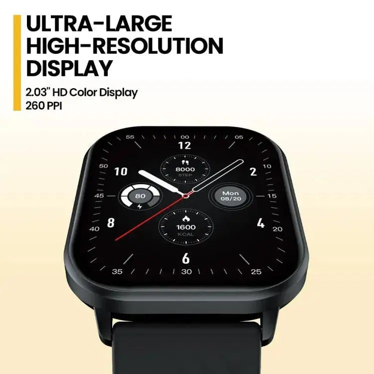 Zeblaze GTS 3 2,03 pouces IP68 montre d'appel Bluetooth intelligente étanche (bleu)