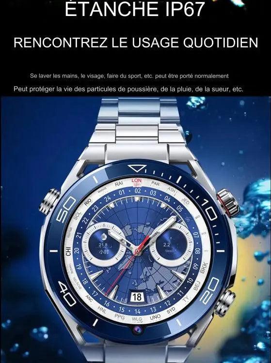 Montre intelligente avec caméra frontale de 1,53 pouces, prise en charge de la voix AI/carte SIM, 2 Go + 32 Go lesbeauxprix