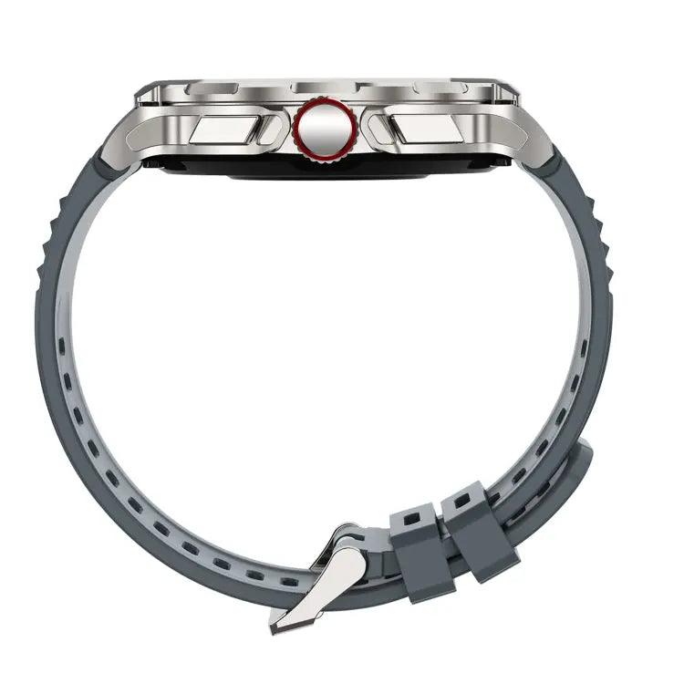 V69 IP68 BT5.0 1,85 pouces montre intelligente prenant en charge la détection des appels vocaux/du sommeil (argent)