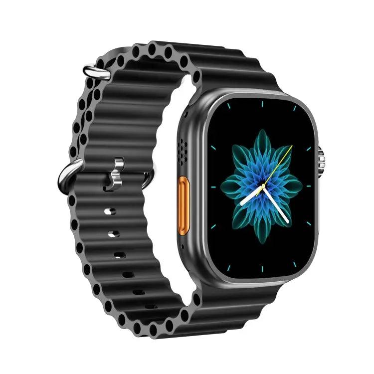 Montre intelligente de sport WS12 ULTRA 2 de 2,2 pouces, code de paiement de prise en charge / appel Bluetooth / sommeil / oxygène sanguin / fréquence cardiaque / moniteur de santé de la pression artérielle (noir)
