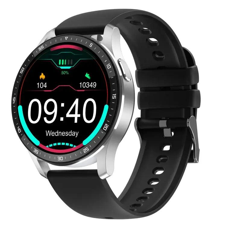 X7 1,32 pouces IPS écran tactile 2 en 1 Bluetooth écouteur montre intelligente, prend en charge la surveillance de la fréquence cardiaque/détection de l'oxygène sanguin/musique Bluetooth (noir)