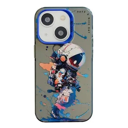 Coque Pour iPhone 15 à 12, Série de peinture à l'huile à motif animal. lesbeauxprix