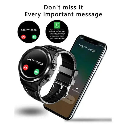 Montre Connectée 2 en 1 F6 avec Écouteurs Bluetooth Intégrés