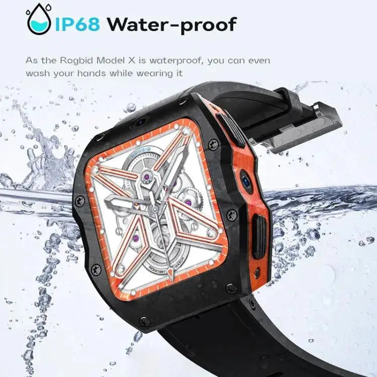 Montre Connectée Multifonctionnelle avec Appels Bluetooth et GPS - Écran 1,99 Pouces (Noir)