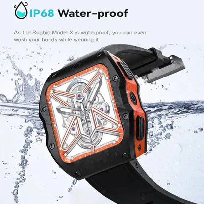 Montre Connectée Multifonctionnelle avec Appels Bluetooth et GPS - Écran 1,99 Pouces (Noir)