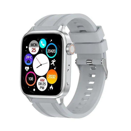 Montre connecté HAMTOD GT33 1,96 pouces 4G Smart Call Watch prend en charge l'alarme SOS (argent)