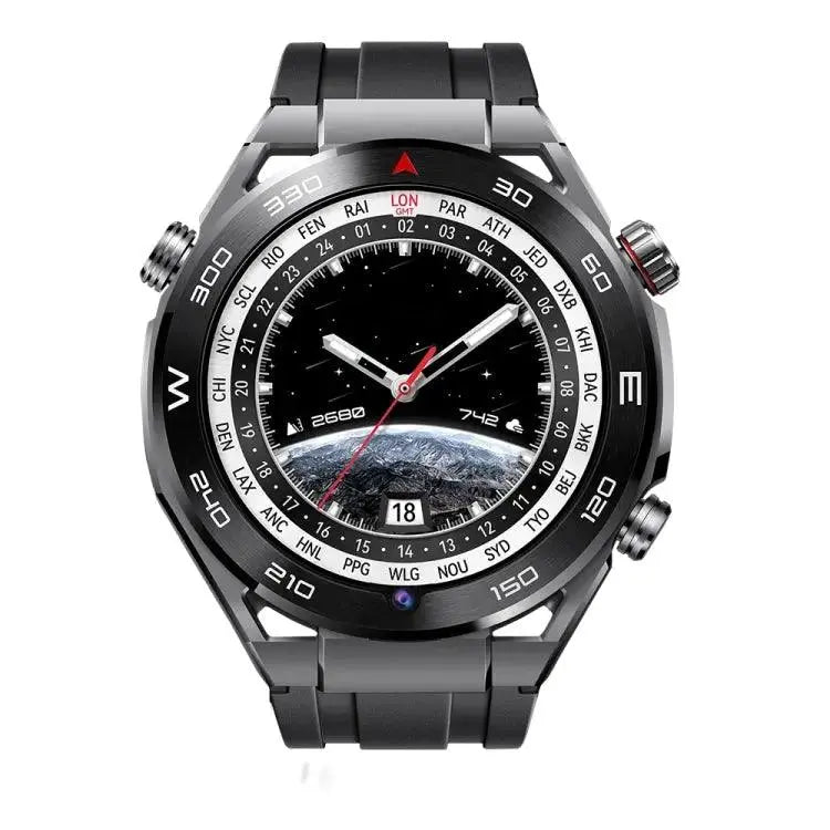 Montre intelligente avec caméra frontale de 1,53 pouces, prise en charge de la voix AI/carte SIM, 2 Go + 32 Go