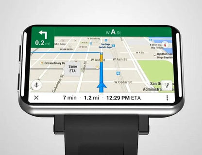 Montre intelligente grand écran 2,8 pouces LEMFO LEMT 4G Android 7.1: 3 Go + 32 Go