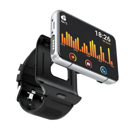 S999 2.88 inch TFT Screen 4G Smart Watch, Android 9.0 4GB+64GB(Silver)
