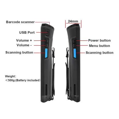 Téléphone incassable Uniwa S9000 avec Terminal et scanner , 2 Go + 16 Go, étanche à l'épreuve des chocs - lesbeauxprix