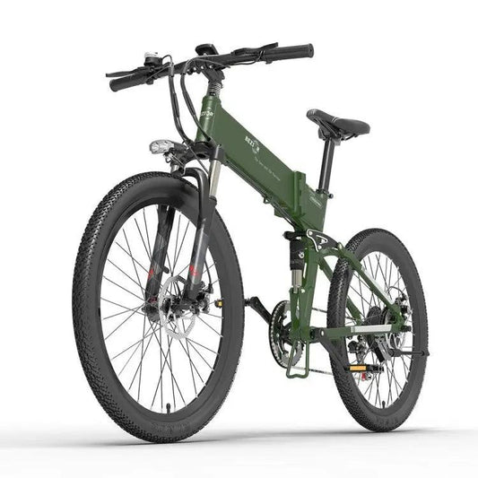 Vélo de montagne électrique BEZIOR X500 PRO 10.4AH 500W Pliant avec des pneus de 26 pouces. - lesbeauxprix