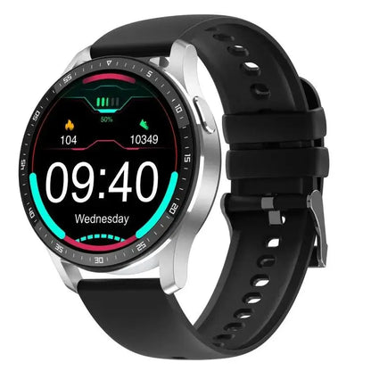 X7 1,32 pouces IPS écran tactile 2 en 1 Bluetooth écouteur montre intelligente, prend en charge la surveillance de la fréquence cardiaque/détection de l'oxygène sanguin/musique Bluetooth (noir)