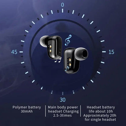 X8 1,69 pouces IPS Smart Watch Smart Watchuds TWS, support Bluetooth Appel (Noir)
