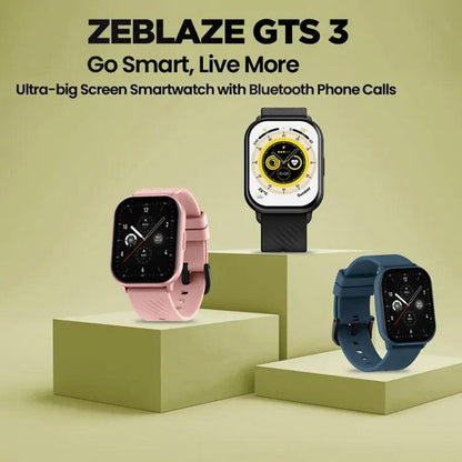 Zeblaze GTS 3 2,03 pouces IP68 montre d'appel Bluetooth intelligente étanche (bleu)