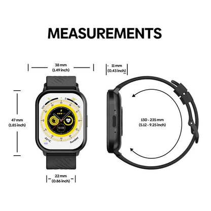 Zeblaze GTS 3 2,03 pouces IP68 montre d'appel Bluetooth intelligente étanche (bleu)