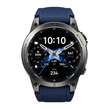 Zeblaze Stratos 3 Pro 1,43 pouces écran AMOLED montre intelligente de sport prise en charge des appels Bluetooth (bleu)