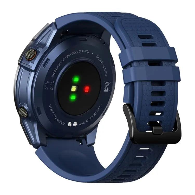 Zeblaze Stratos 3 Pro 1,43 pouces écran AMOLED montre intelligente de sport prise en charge des appels Bluetooth (bleu)