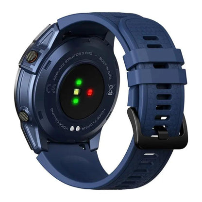 Zeblaze Stratos 3 Pro 1,43 pouces écran AMOLED montre intelligente de sport prise en charge des appels Bluetooth (bleu)