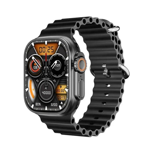 Montre intelligente de sport WS12 ULTRA 2 de 2,2 pouces, code de paiement de prise en charge / appel Bluetooth / sommeil / oxygène sanguin / fréquence cardiaque / moniteur de santé de la pression artérielle (noir)